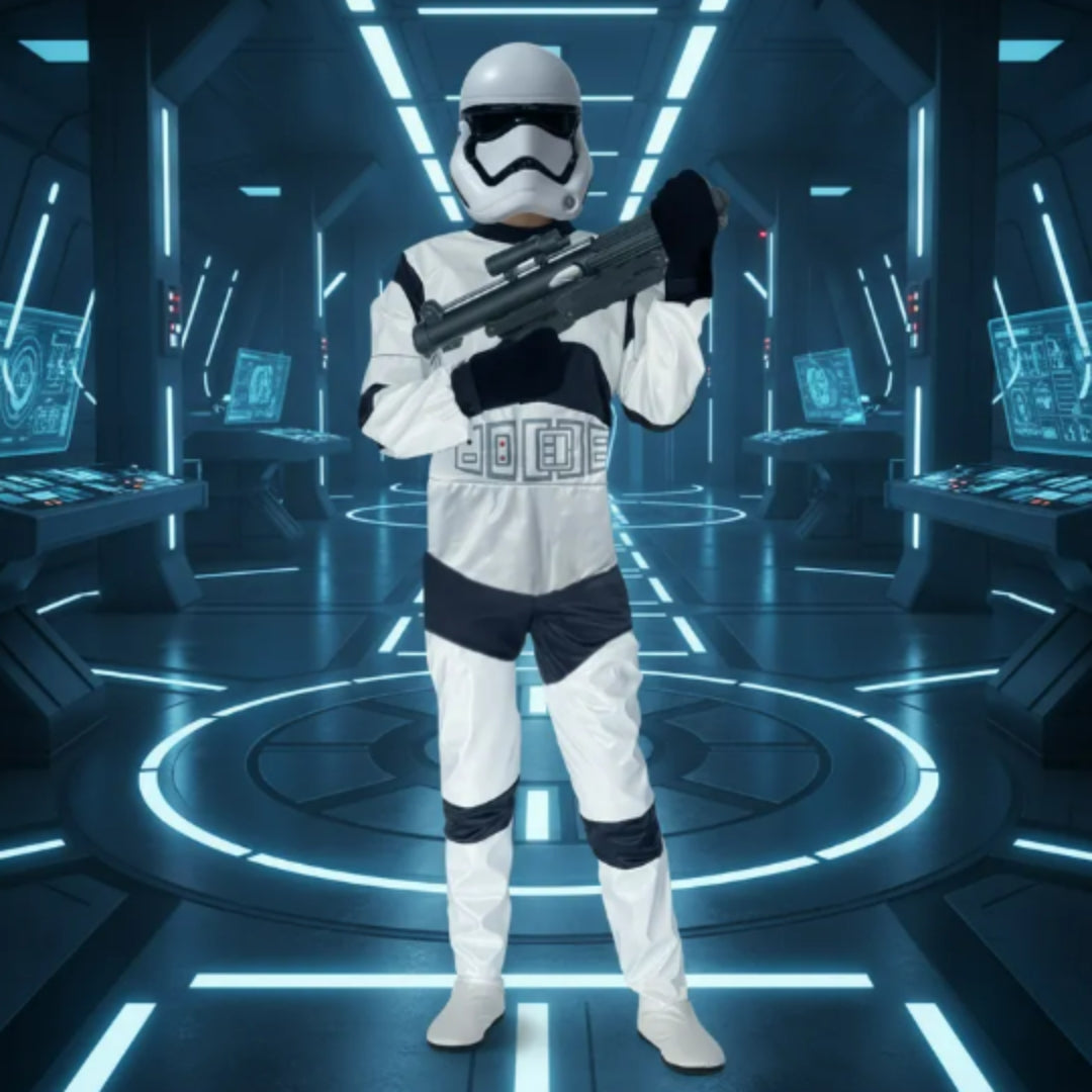 Disfraz de Stormtrooper para Niño | Traje de Soldado Espacial para Halloween