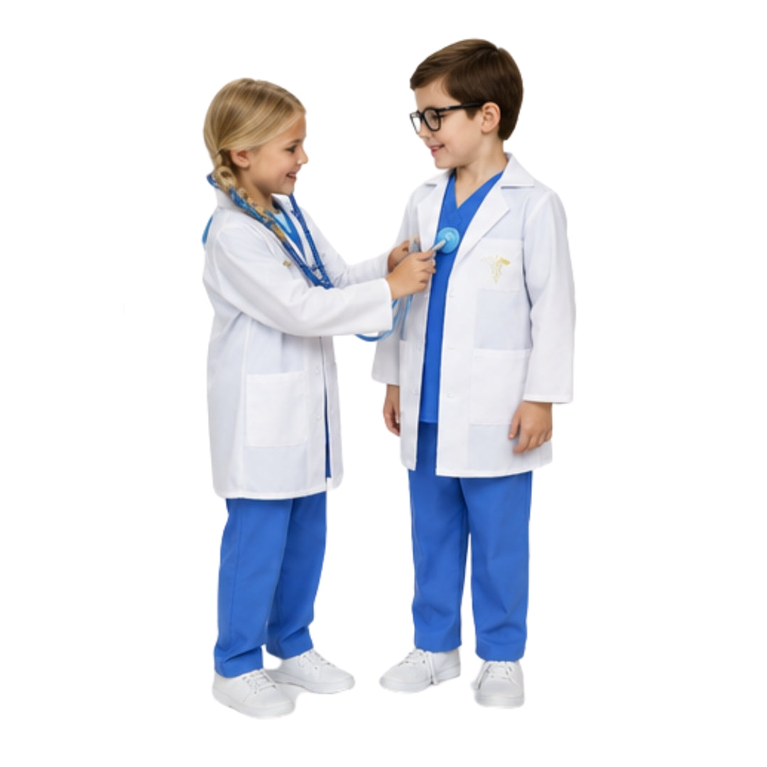 Disfraz de Doctor y Científica con Accesorios para Niño y Niña