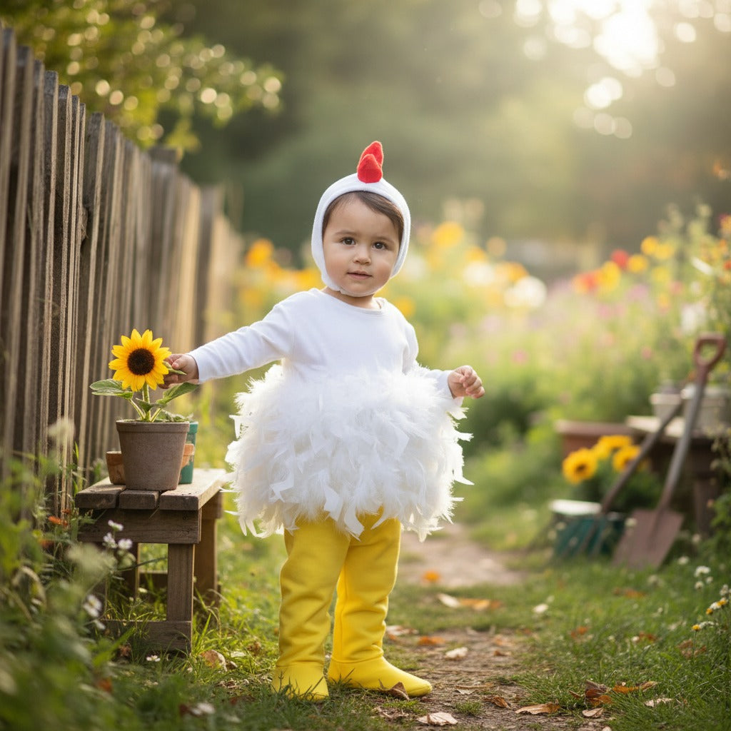 Disfraz de Pollito para Bebé y Niño - Traje de Animalito de Primavera