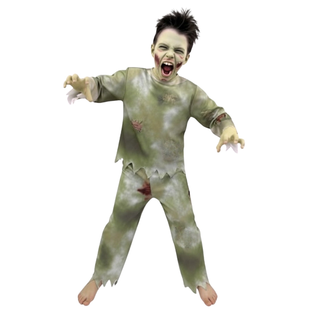 Disfraz de Zombie Terrorífico para Niño y Niña