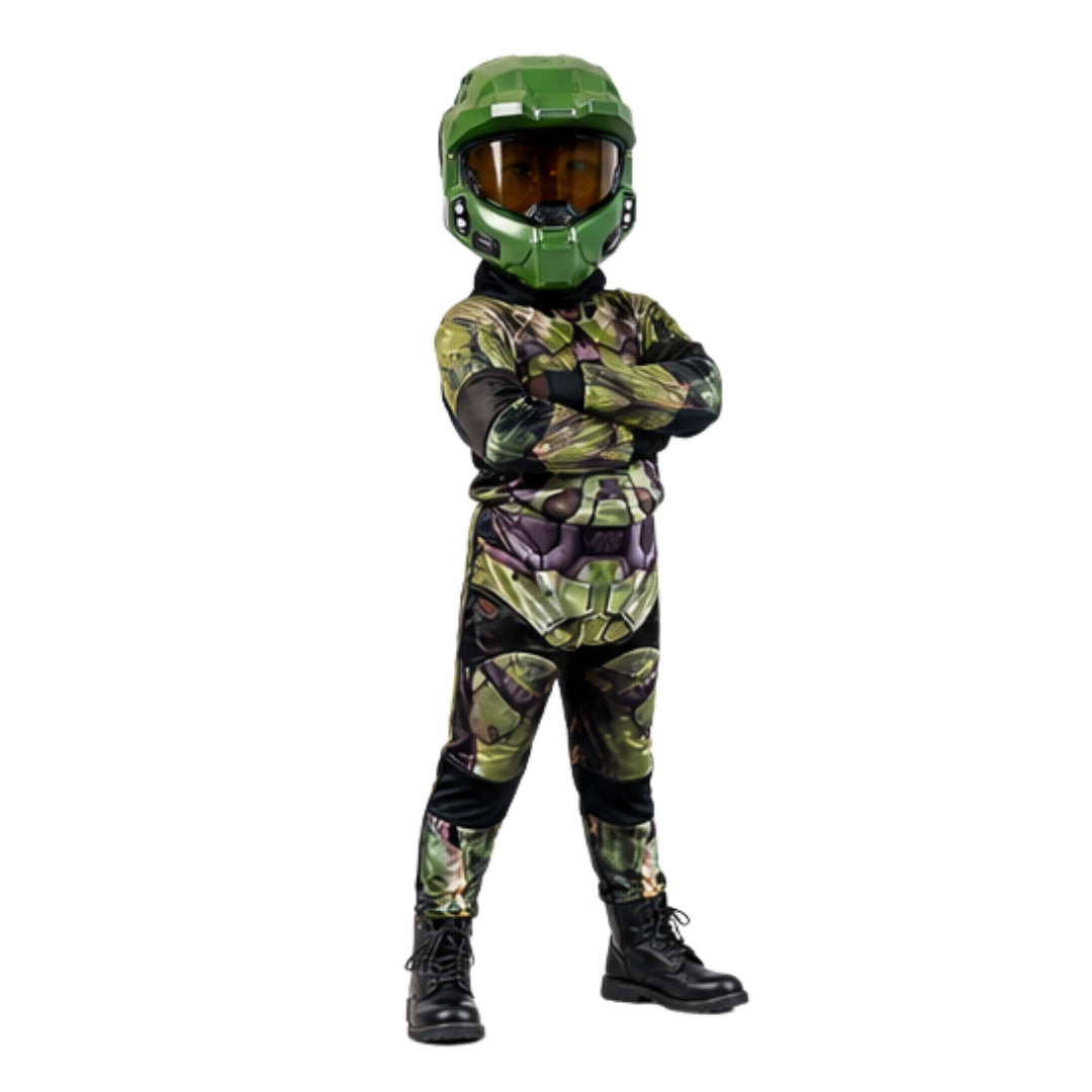 Disfraz Infantil de Guerrero Espacial - Vestuario de Videojuegos Futurista