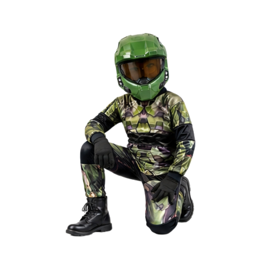Disfraz Infantil de Guerrero Espacial - Vestuario de Videojuegos Futurista