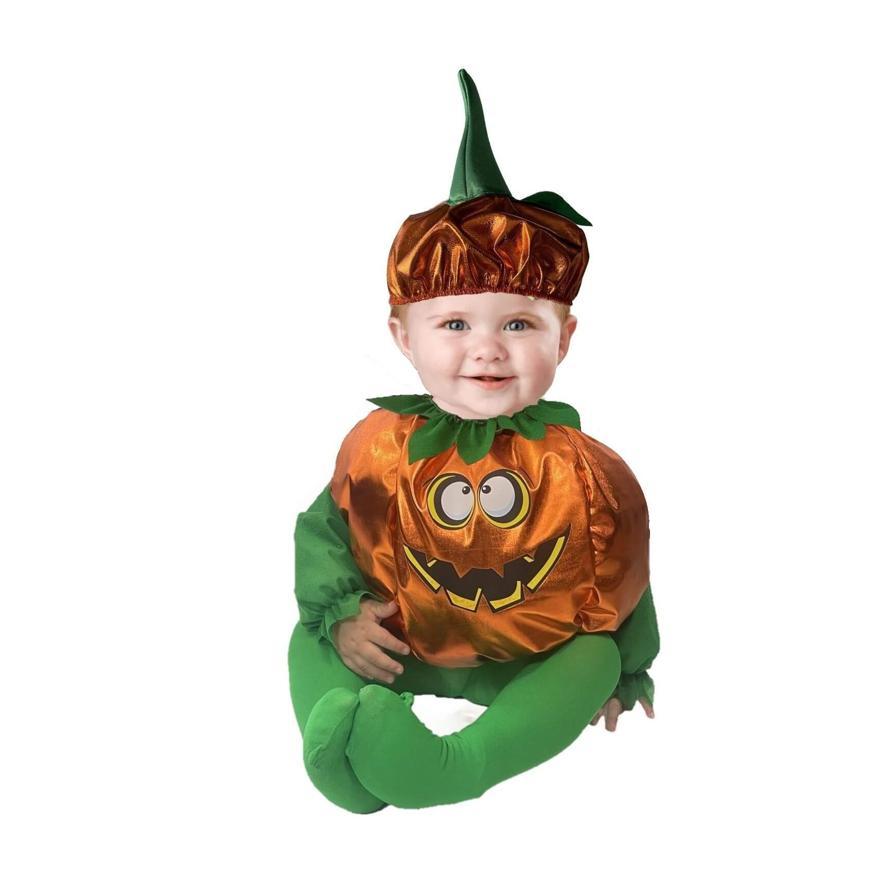 Disfraz de Calabaza con Gorro para Bebé, Niñas y Niños