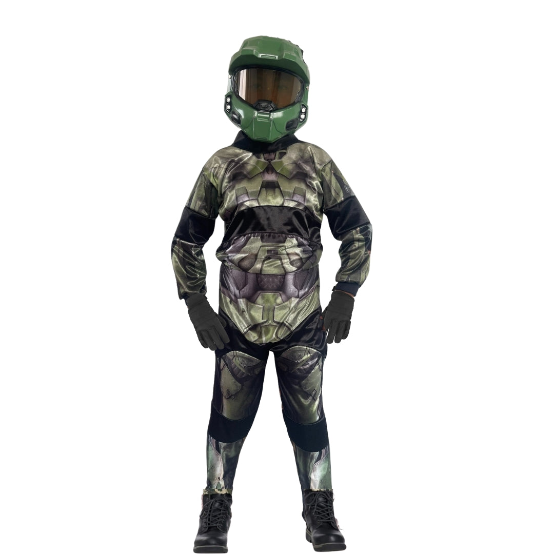 Disfraz Infantil de Guerrero Espacial - Vestuario de Videojuegos Futurista