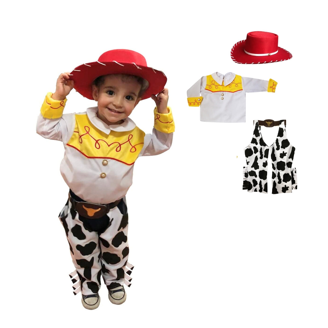 Disfraz de Vaquerita para Niña - Traje Cowboy con Sombrero Infantil