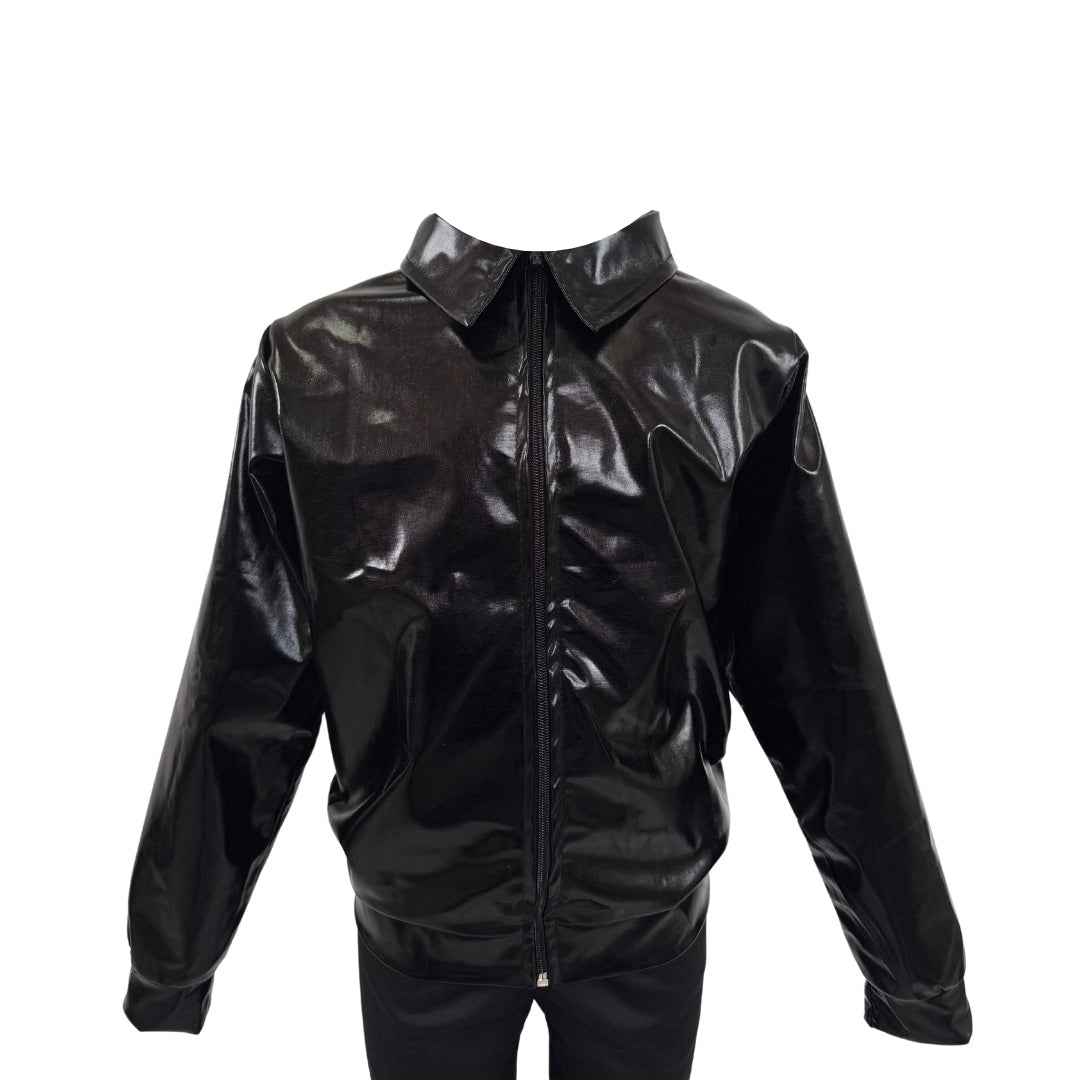 Chamarra Rock and Roll Negra para Niño y Niña - Disfraz de Rockero 80´s