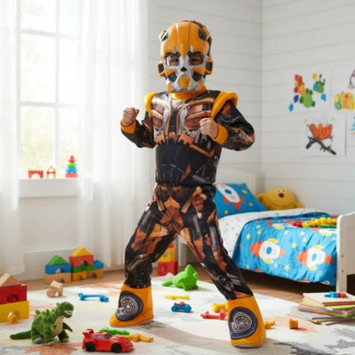 Disfraz de Robot Transformers Amarillo para Niños