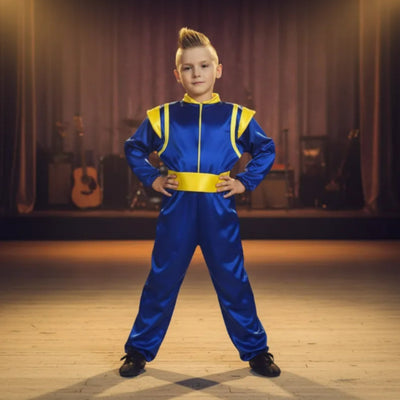 Disfraz de Ficha Amarilla para Niño y Niña - Traje de Timbiriche Musical