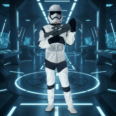 Disfraz de Stormtrooper para Niño | Traje de Soldado Espacial para Halloween