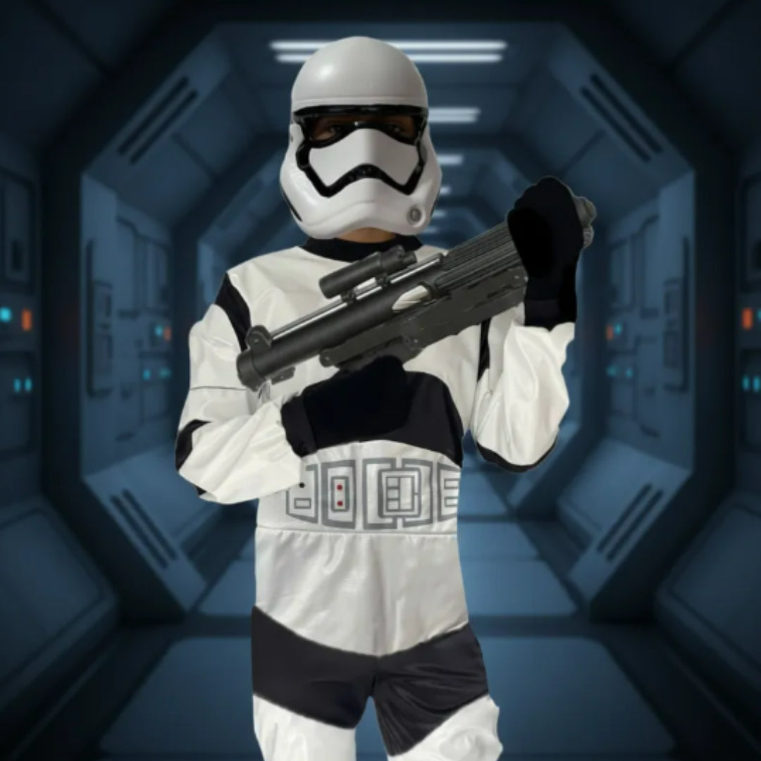 Disfraz de Stormtrooper para Niño | Traje de Soldado Espacial para Halloween