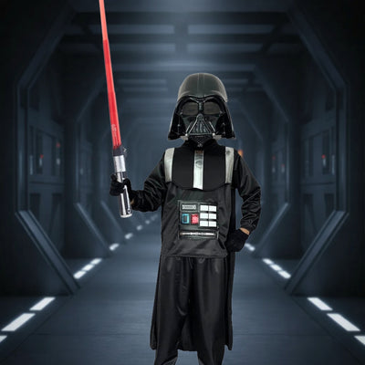 Disfraz de Vader para Niño | Traje de Villano Espacial para Halloween