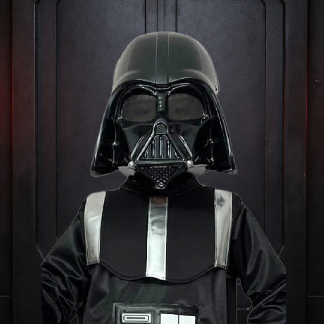 Disfraz de Vader para Niño | Traje de Villano Espacial para Halloween