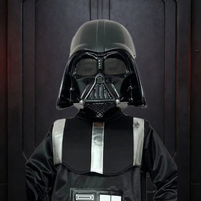 Disfraz de Vader para Niño | Traje de Villano Espacial para Halloween