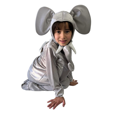 Disfraz de Elefante con Gorro para Niñas y Niños - Traje de Animales Primavera