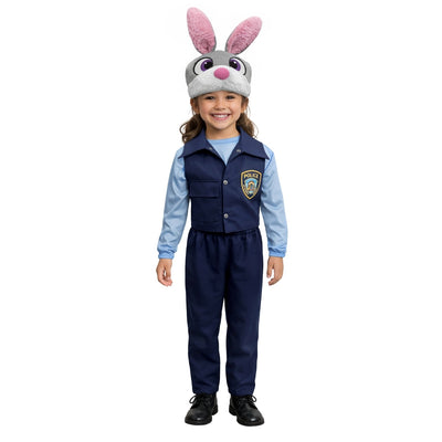 Disfraz de Coneja Policía para Niña - Uniforme con Gorro Infantil