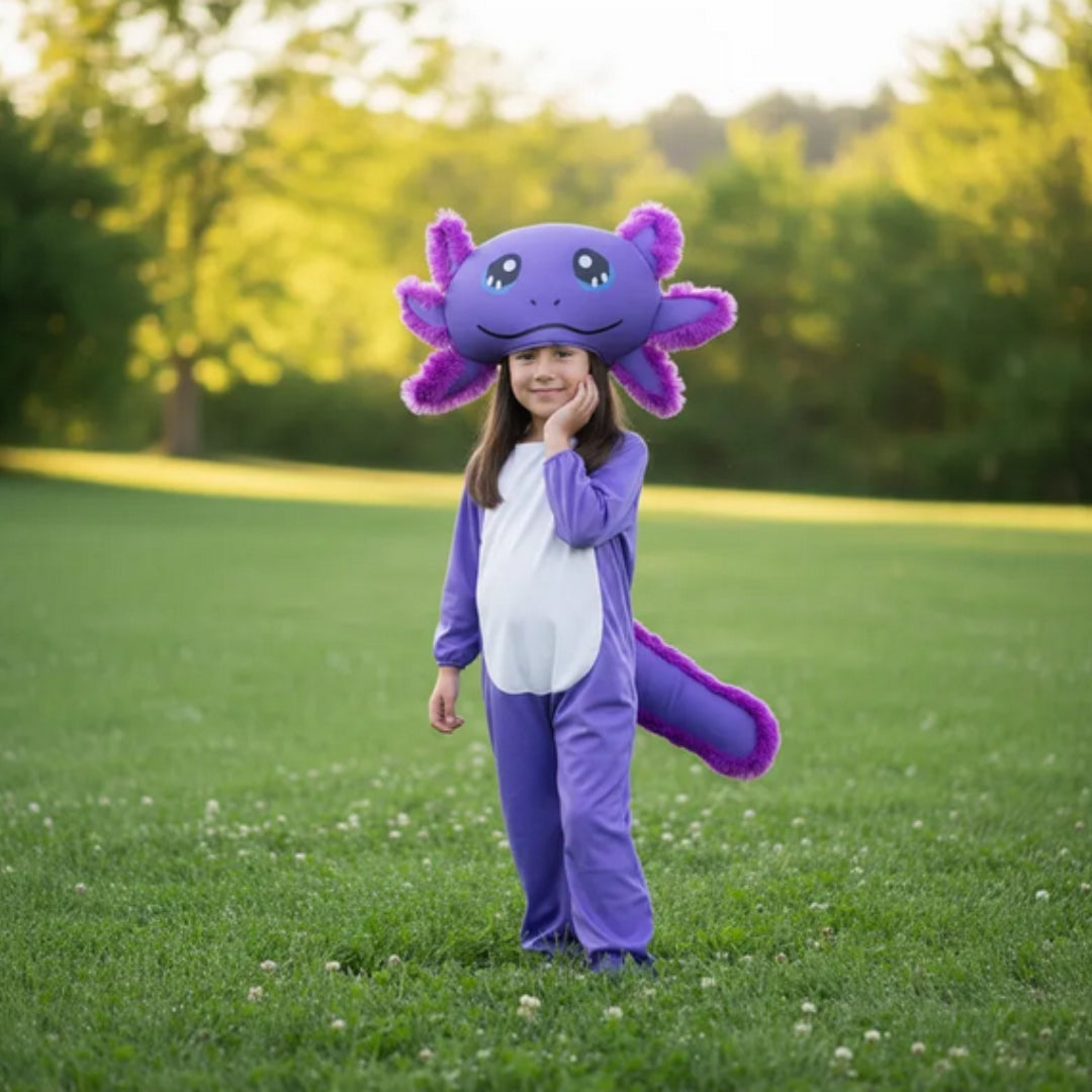 Disfraz de Ajolote para Niño y Niña con Gorro