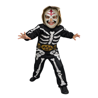 Disfraz de Luchador para Niño con Máscara - Traje de Lucha Libre