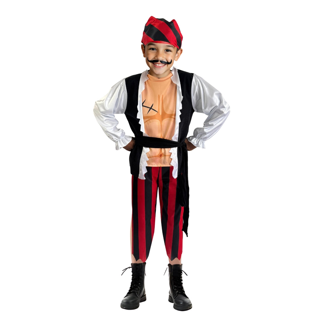 Disfraz de Pirata para Niño - Traje de Corsario para Halloween