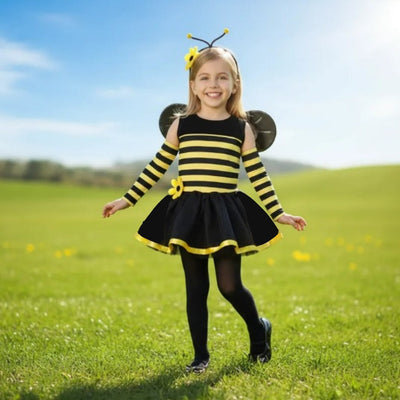 Disfraz de Abeja Infantil con Alas para Niña