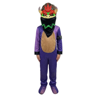 Disfraz de Rey Tortuga para Niño - Traje de Villano de Videojuego Infantil