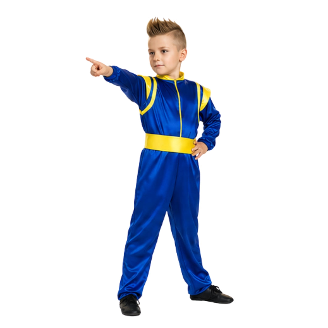 Disfraz de Ficha Amarilla para Niño y Niña - Traje de Timbiriche Musical