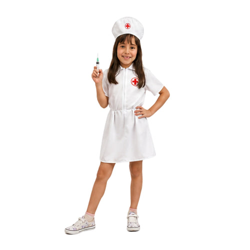 Disfraz de Enfermera para Niña - Uniforme de Profesiones
