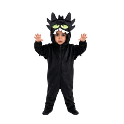 Disfraz de Dragón Negro para Niño y Niña - Traje Infantil