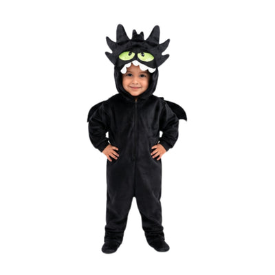 Disfraz de Dragón Negro para Niño y Niña - Traje Infantil