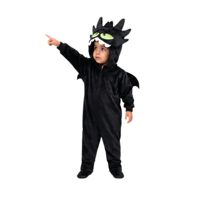 Disfraz de Dragón Negro para Niño y Niña - Traje Infantil