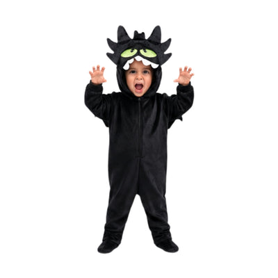 Disfraz de Dragón Negro para Niño y Niña - Traje Infantil