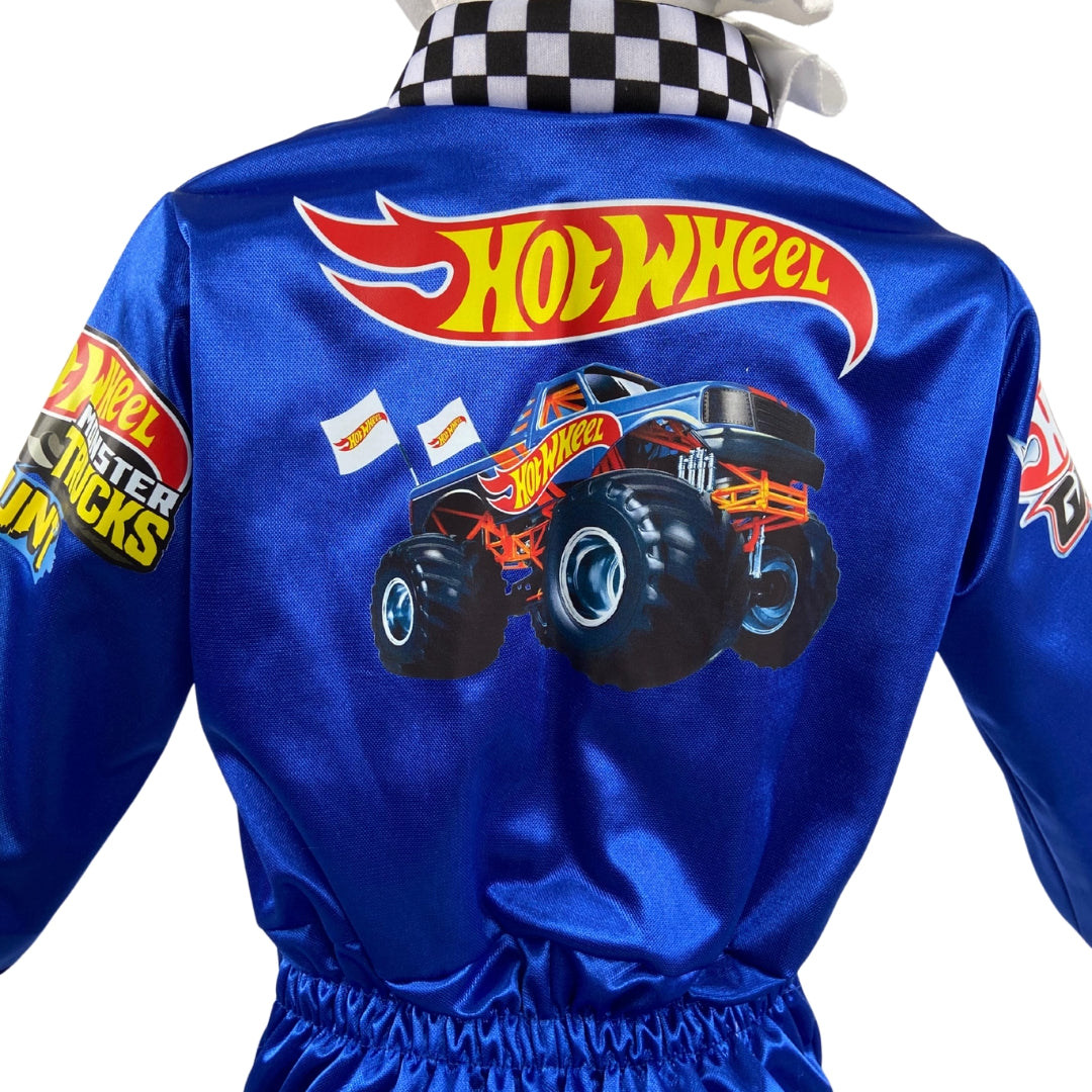 Disfraz de Piloto de Carreras Azul para Niño - Traje de Automovilismo