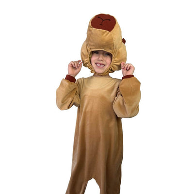 Disfraz de Capibara Kawaii para Niño y Niña - Mameluco con Gorro