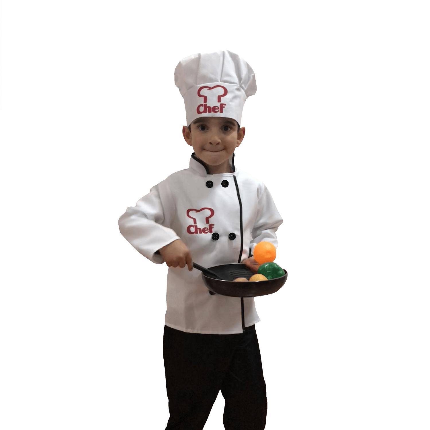 Disfraz de Chef para Niña y Niño con Gorro