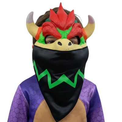 Disfraz de Rey Tortuga para Niño - Traje de Villano de Videojuego Infantil