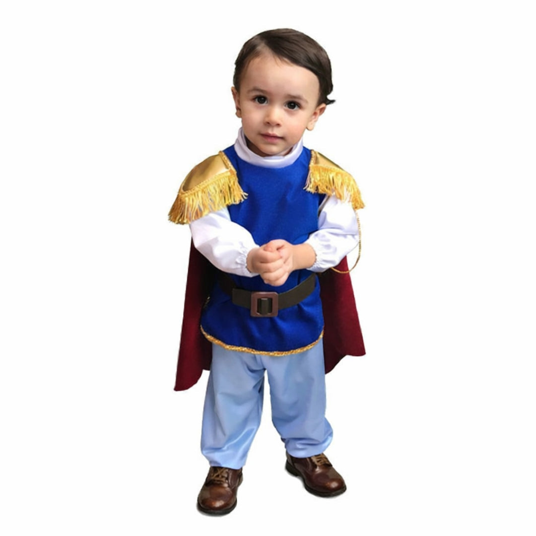 Disfraz de Príncipe para Niño - Traje de Rey con Capa