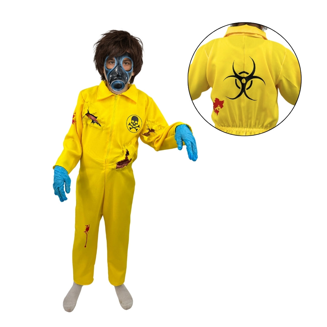 Disfraz de Zombie Radioactivo para Niños Halloween