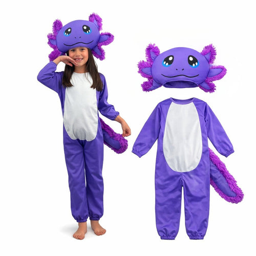 Disfraz de Ajolote para Niño y Niña con Gorro