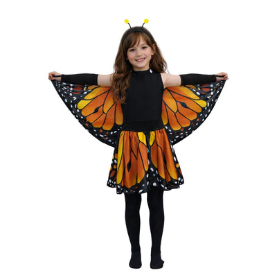 Disfraz de Mariposa Monarca para Niña - Traje con Alas para Primavera