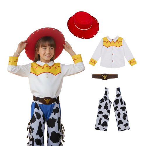 Disfraz de Vaquerita Yesi para Niña - Traje Cowboy con Sombrero Infantil