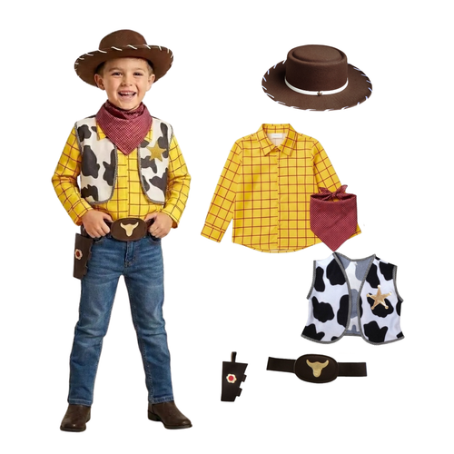 Disfraz de Vaquero Sheriff para Niño - Traje Infantil con Sombrero