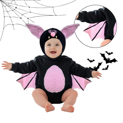 Disfraz de Vampira Rosa con Gorro para Bebé y Niñas