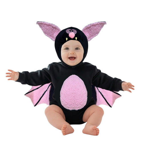 Disfraz de Vampira Rosa con Gorro para Bebé y Niñas
