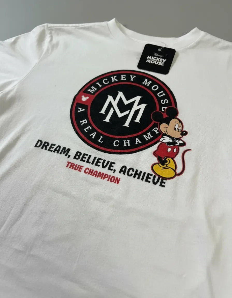 Playera Original Mickey Mouse Camiseta Blanca Unisex Disney