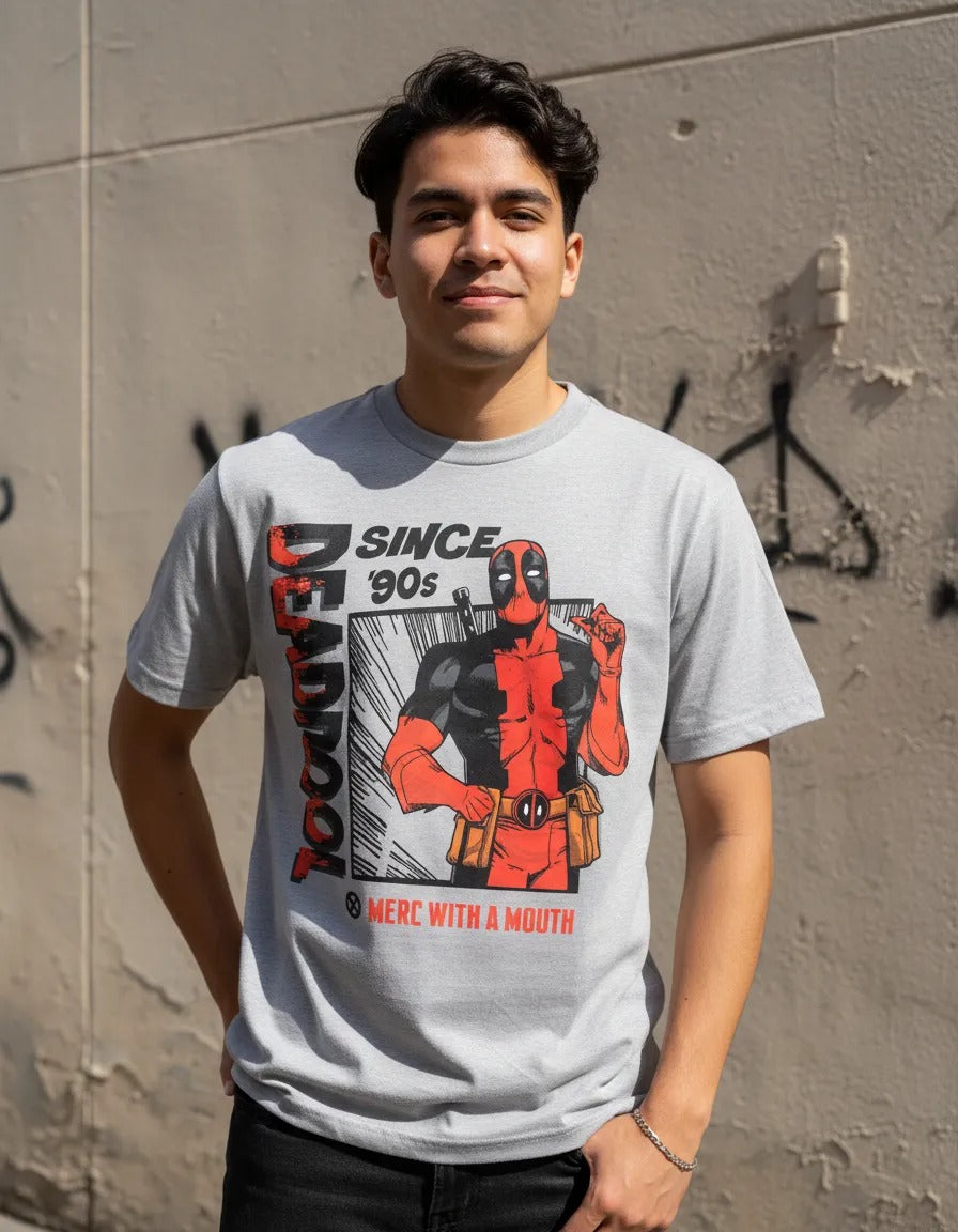 Playera Original Deadpool Super Héroe Camiseta Hombre Marvel