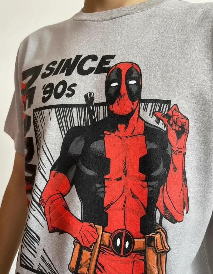 Playera Original Deadpool Super Héroe Camiseta Hombre Marvel