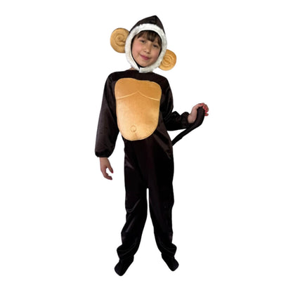 Disfraz de Chango para Niño y Niña - Mameluco de Mono con Gorro
