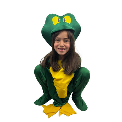 Disfraz de Rana para Niño y Niña - Traje de Sapito de Primavera