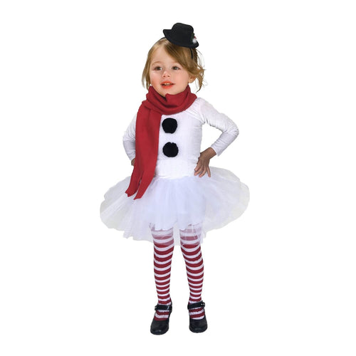 Disfraz de Muñeca de Nieve Navideño para Niña con Tutú